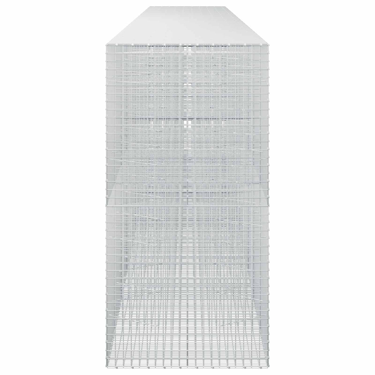 vidaXL Gabion z drutu 5 mm i siatką 5x5 cm 1050x100x200 cm