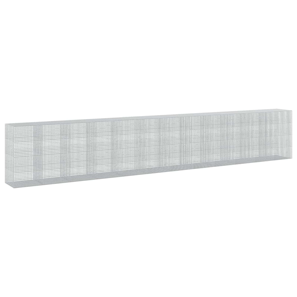 vidaXL Gabion z drutu 5 mm i siatką 5x5 cm 1200x100x200 cm