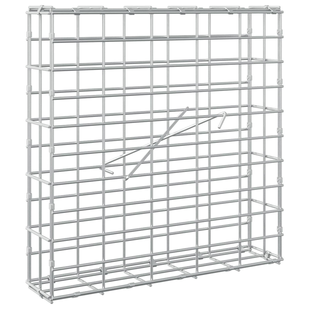 vidaXL Gabion z drutem 5 mm i siatką 5x10 cm 50x10x50 cm