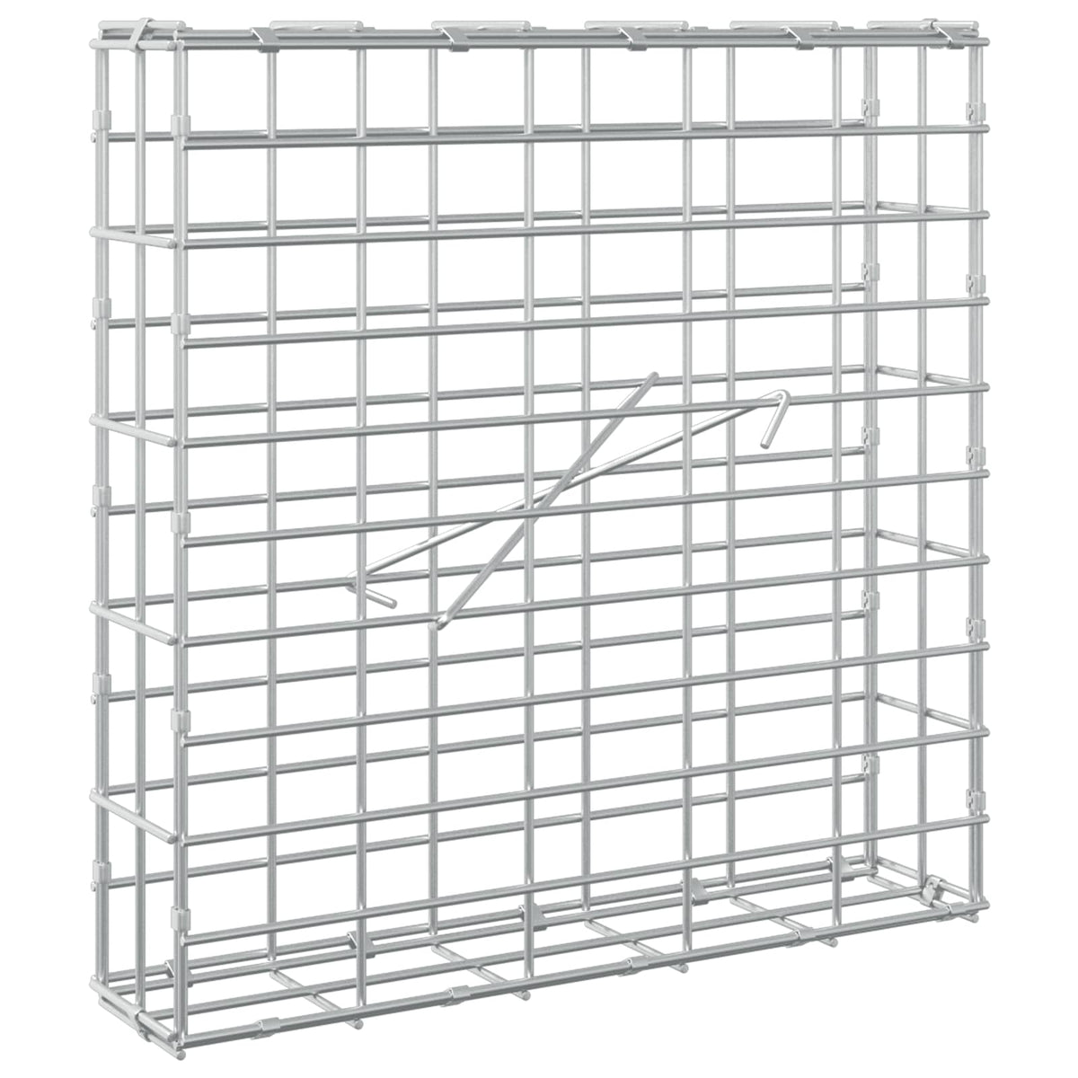 vidaXL Gabion z drutem 5 mm i siatką 5x10 cm 50x10x50 cm