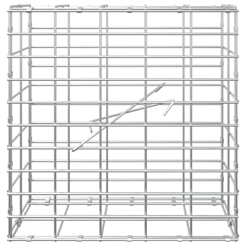 vidaXL Gabion z drutem 5 mm i siatką 5x10 cm 50x10x50 cm