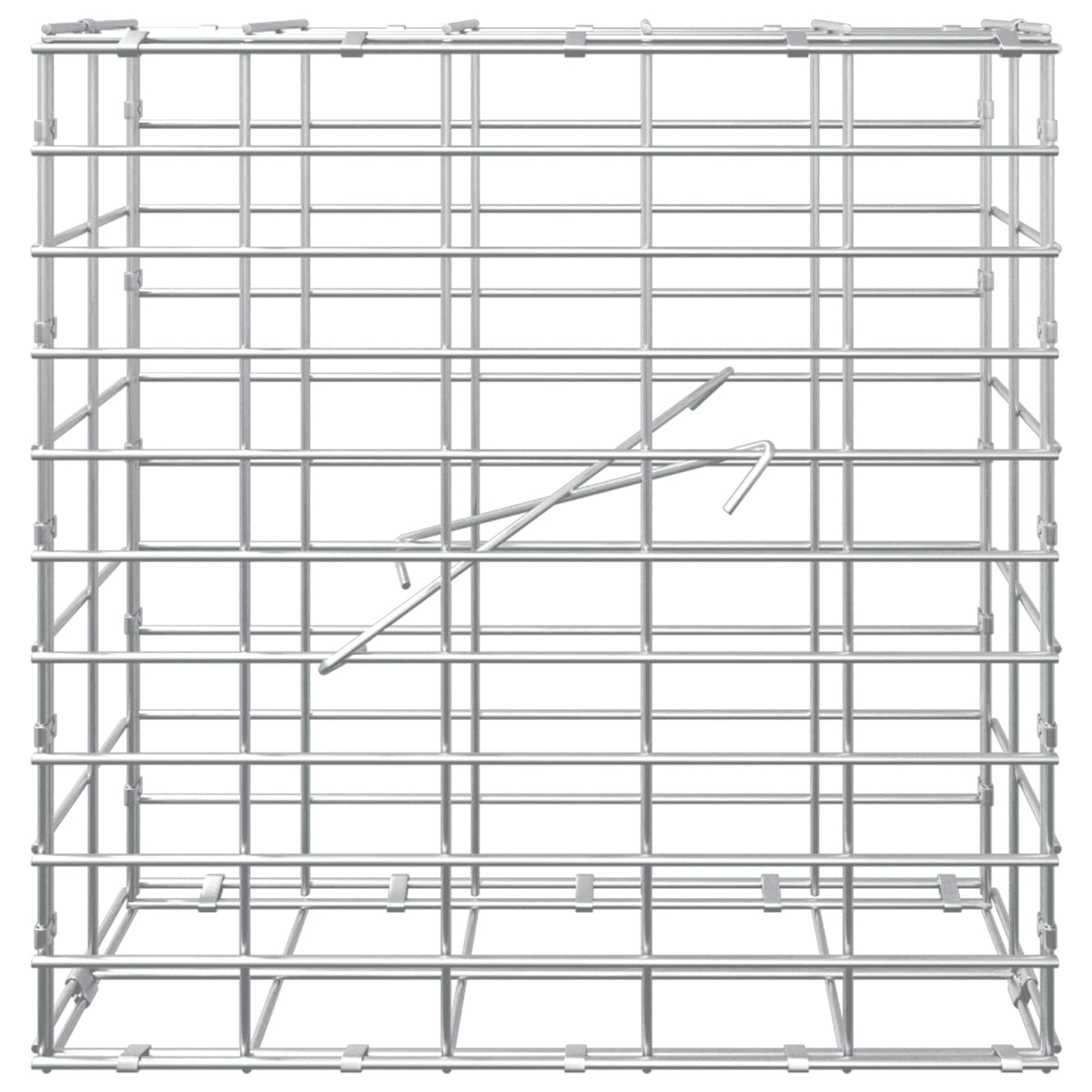vidaXL Gabion z drutem 5 mm i siatką 5x10 cm 50x10x50 cm