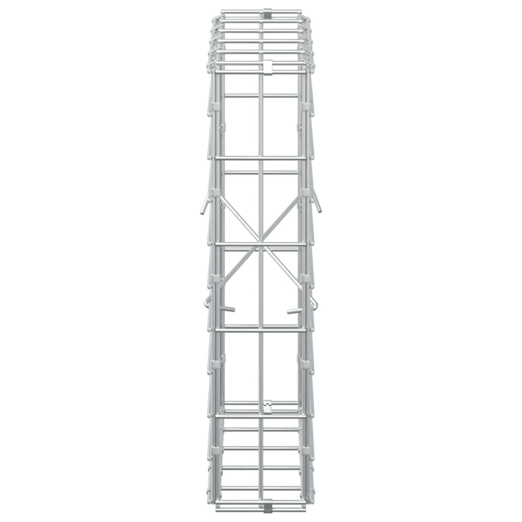 vidaXL Gabion z drutem 5 mm i siatką 5x10 cm 50x10x50 cm