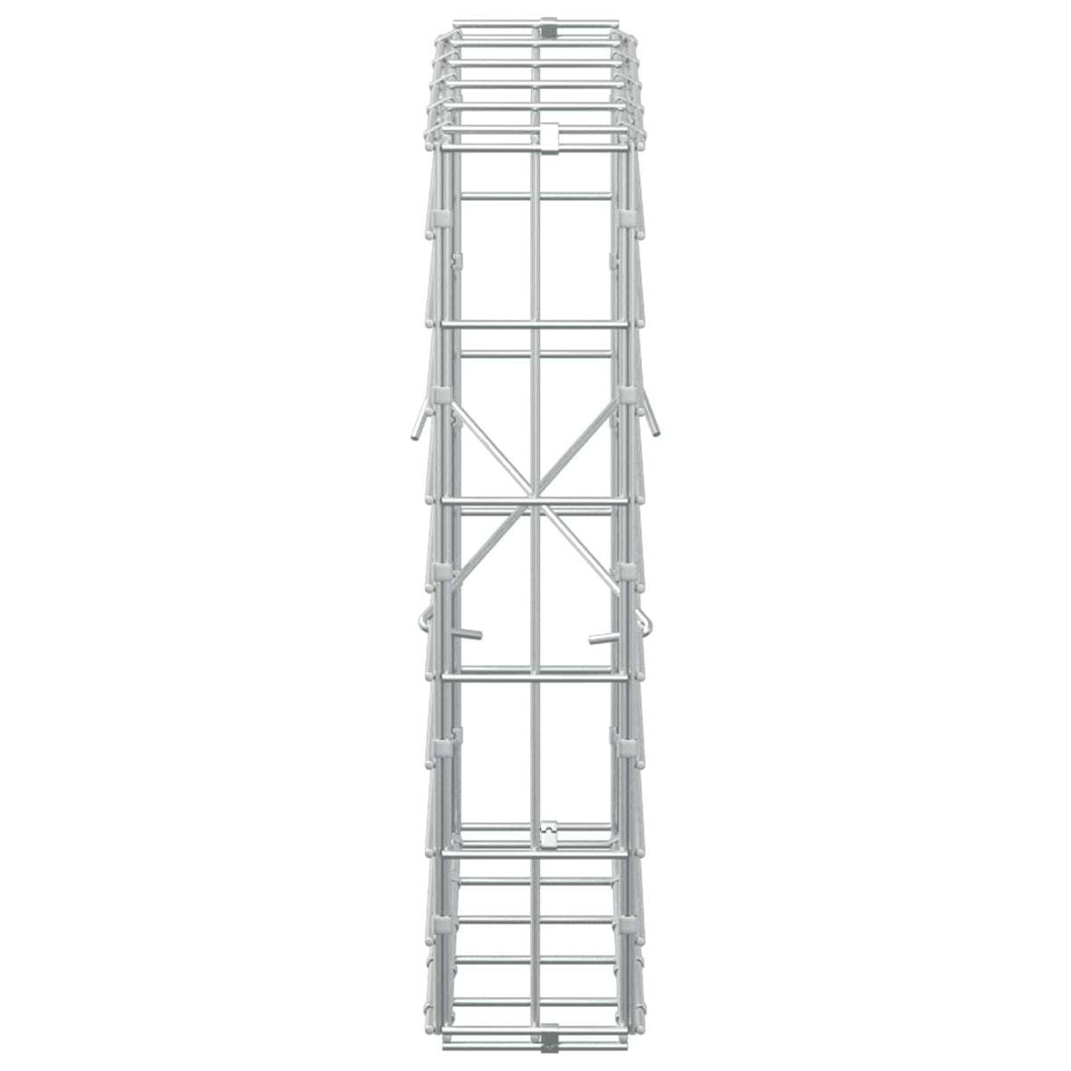 vidaXL Gabion z drutem 5 mm i siatką 5x10 cm 50x10x50 cm