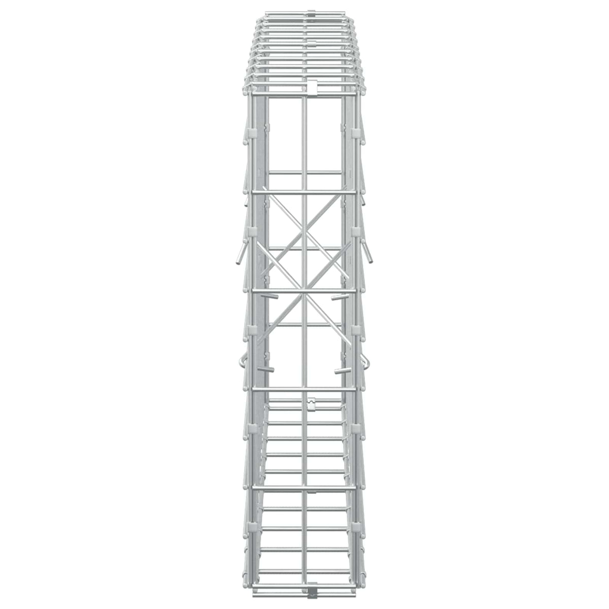 vidaXL Gabion z drutem 5 mm i siatką 5x10 cm 100x10x50 cm