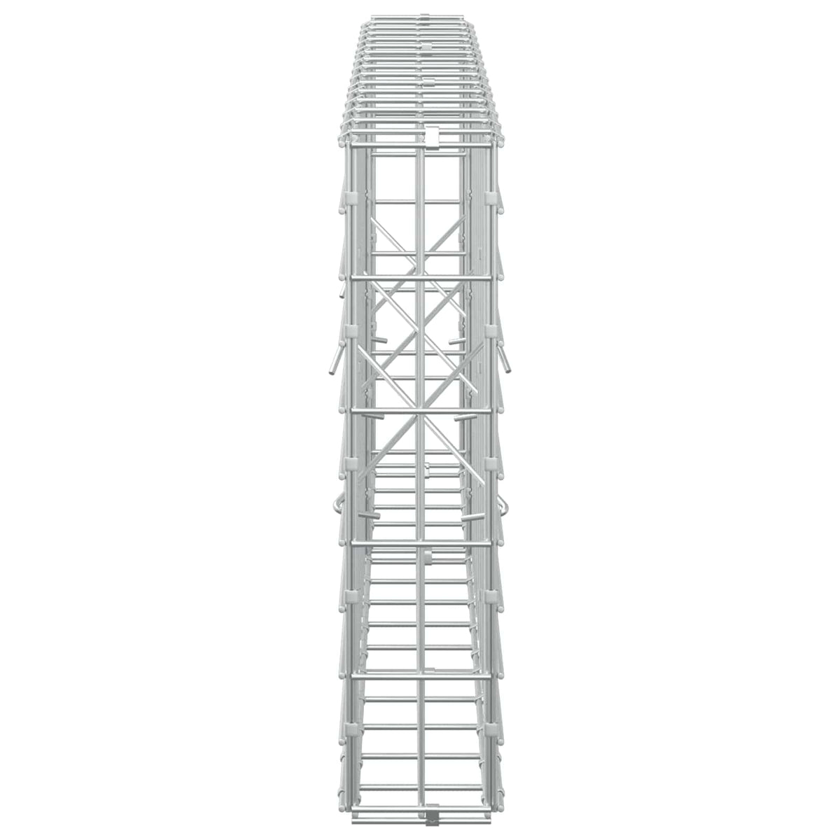vidaXL Gabion z drutem 5 mm i siatką 5x10 cm 150x10x50 cm