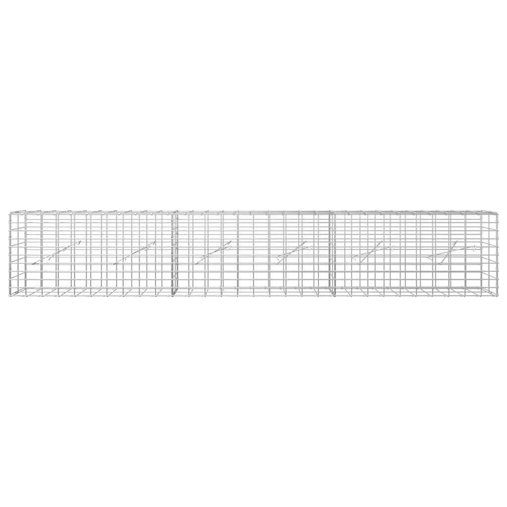 vidaXL Gabion z drutem 5 mm i siatką 5x10 cm 300x10x50 cm