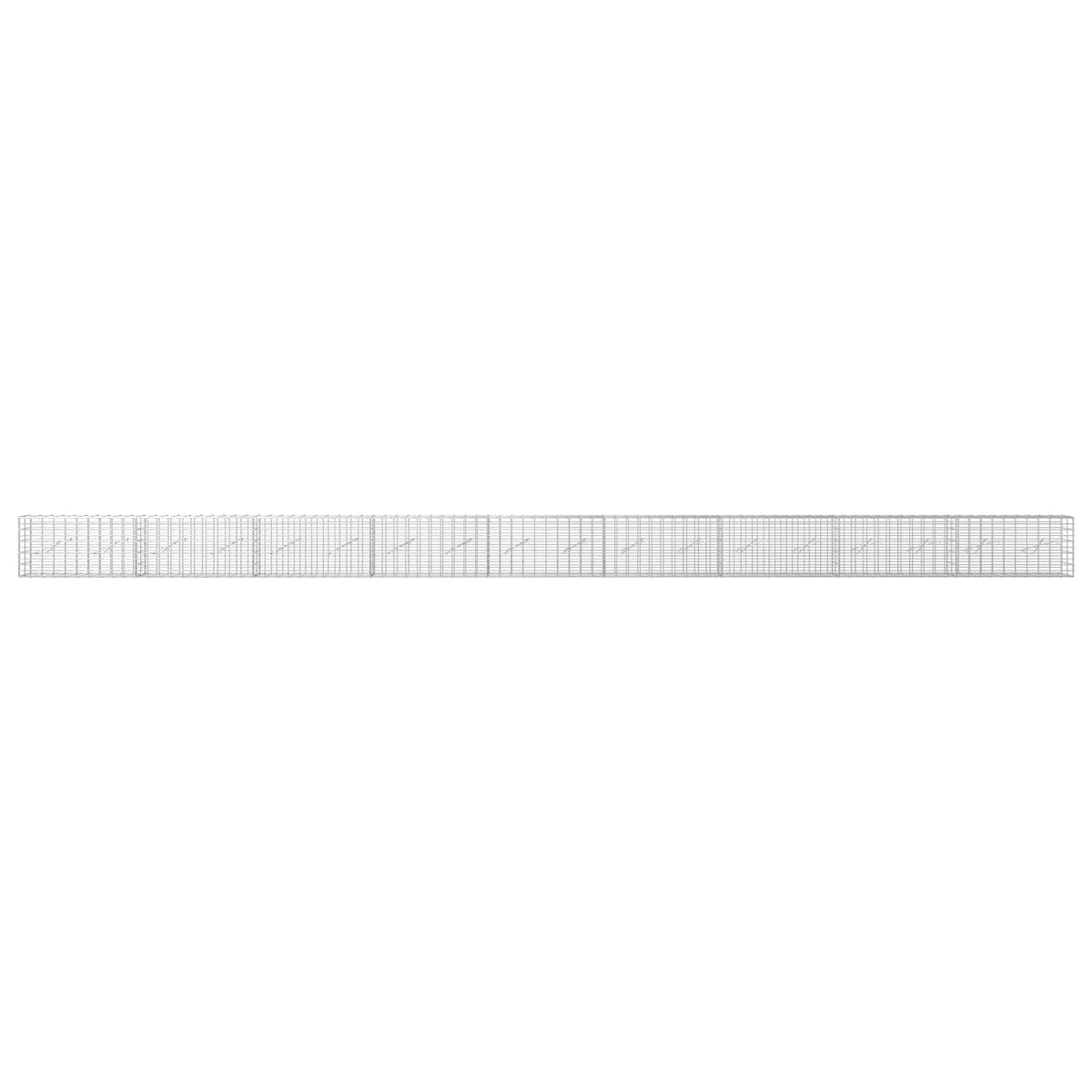 vidaXL Gabion z drutem 5 mm i siatką 5x10 cm 900x10x50 cm