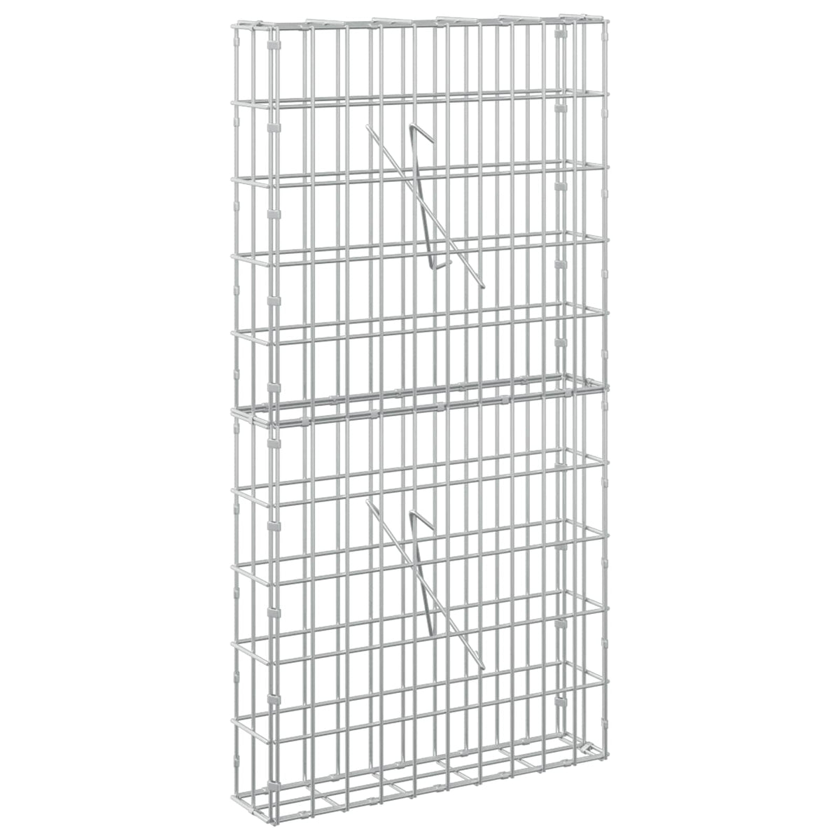 vidaXL Gabion z drutem 5 mm i siatką 5x10 cm 50x10x100 cm
