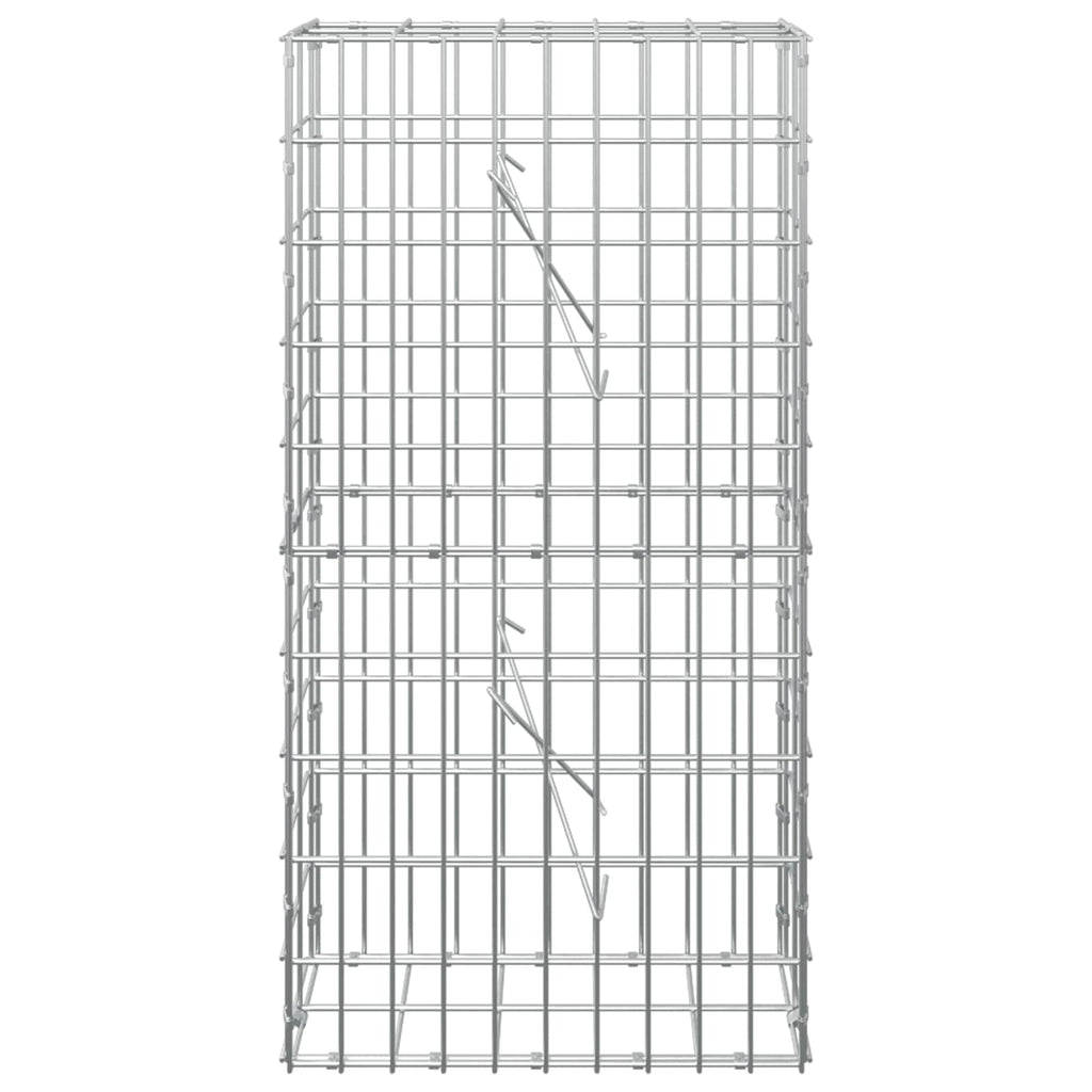 vidaXL Gabion z drutem 5 mm i siatką 5x10 cm 50x10x100 cm