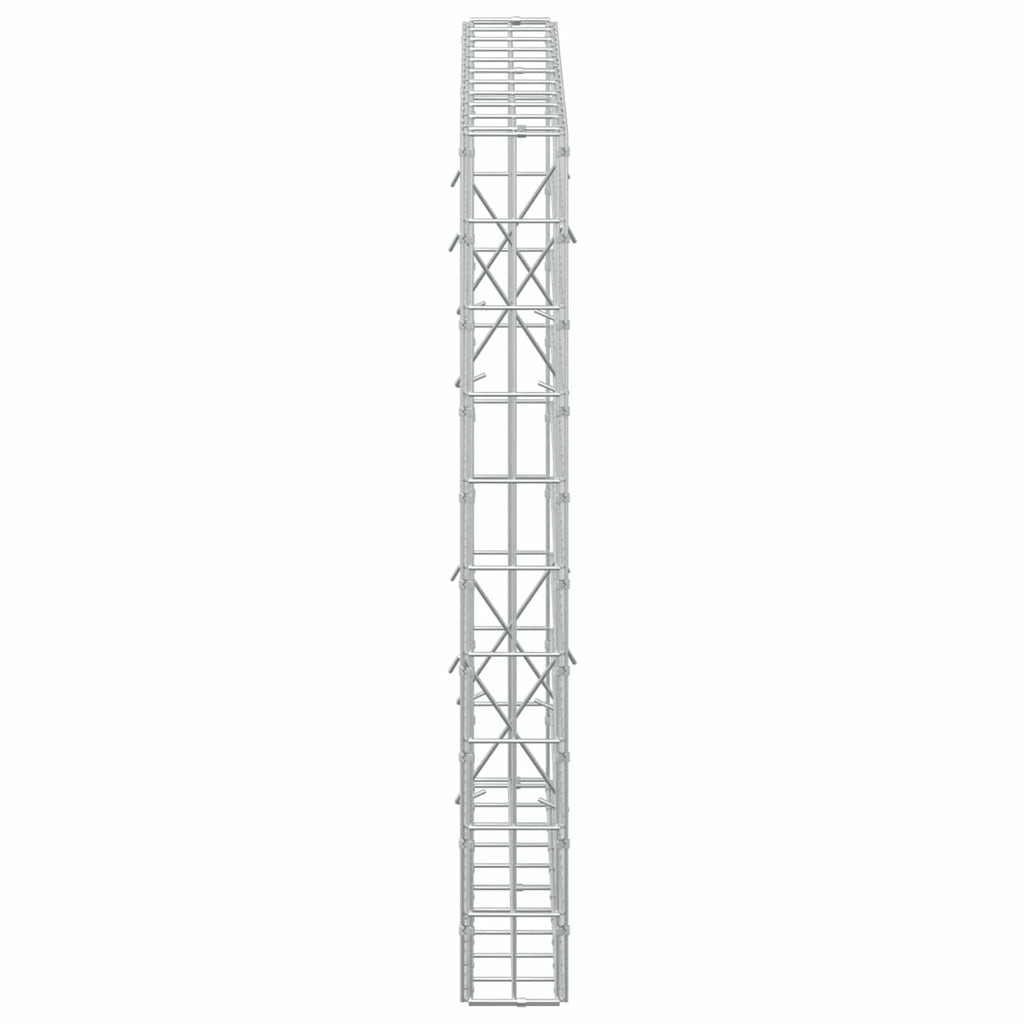 vidaXL Gabion z drutem 5 mm i siatką 5x10 cm 100x10x100 cm