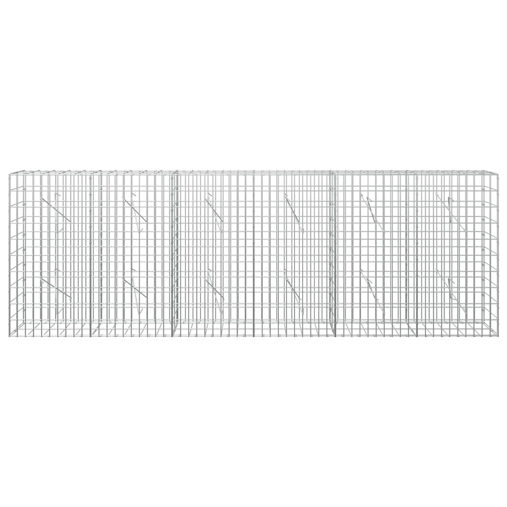 vidaXL Gabion z drutem 5 mm i siatką 5x10 cm 300x10x100 cm