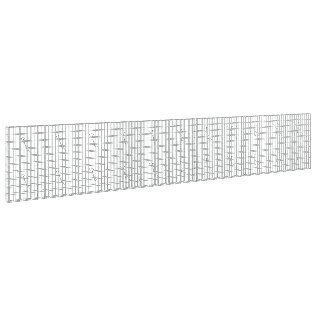 vidaXL Gabion z drutem 5 mm i siatką 5x10 cm 550x10x100 cm