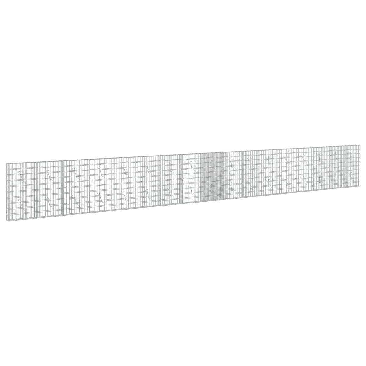 vidaXL Gabion z drutem 5 mm i siatką 5x10 cm 850x10x100 cm