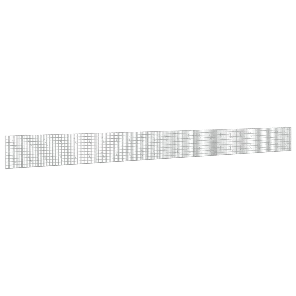 vidaXL Gabion z drutem 5 mm i siatką 5x10 cm 1200x10x100 cm