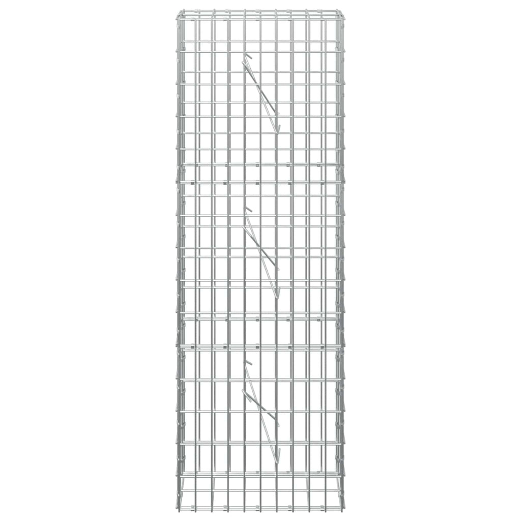 vidaXL Gabion z drutem 5 mm i siatką 5x10 cm 50x10x150 cm