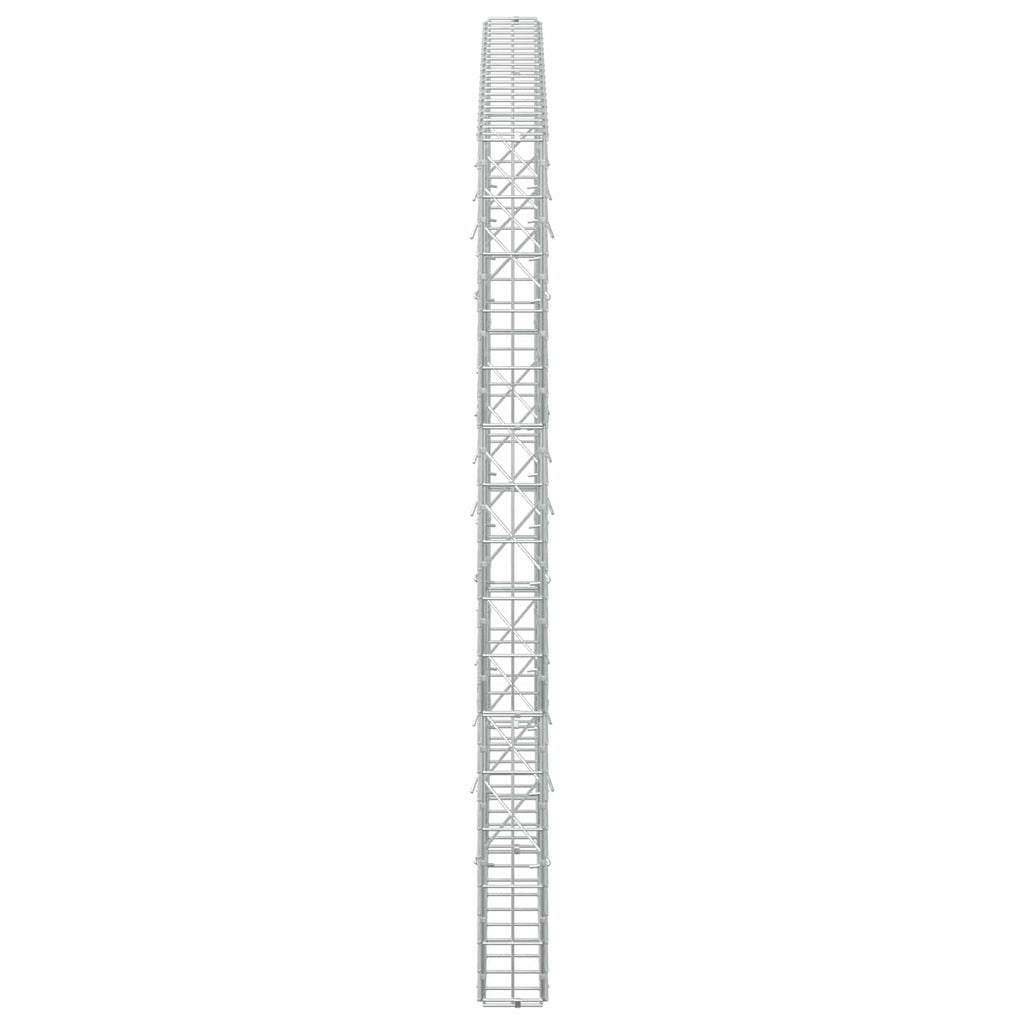 vidaXL Gabion z drutem 5 mm i siatką 5x10 cm 200x10x150 cm