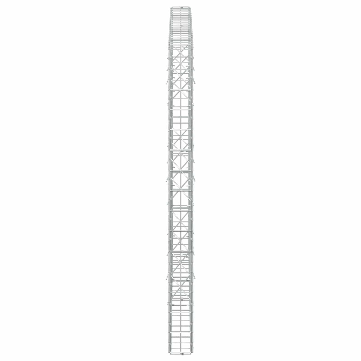 vidaXL Gabion z drutem 5 mm i siatką 5x10 cm 200x10x150 cm
