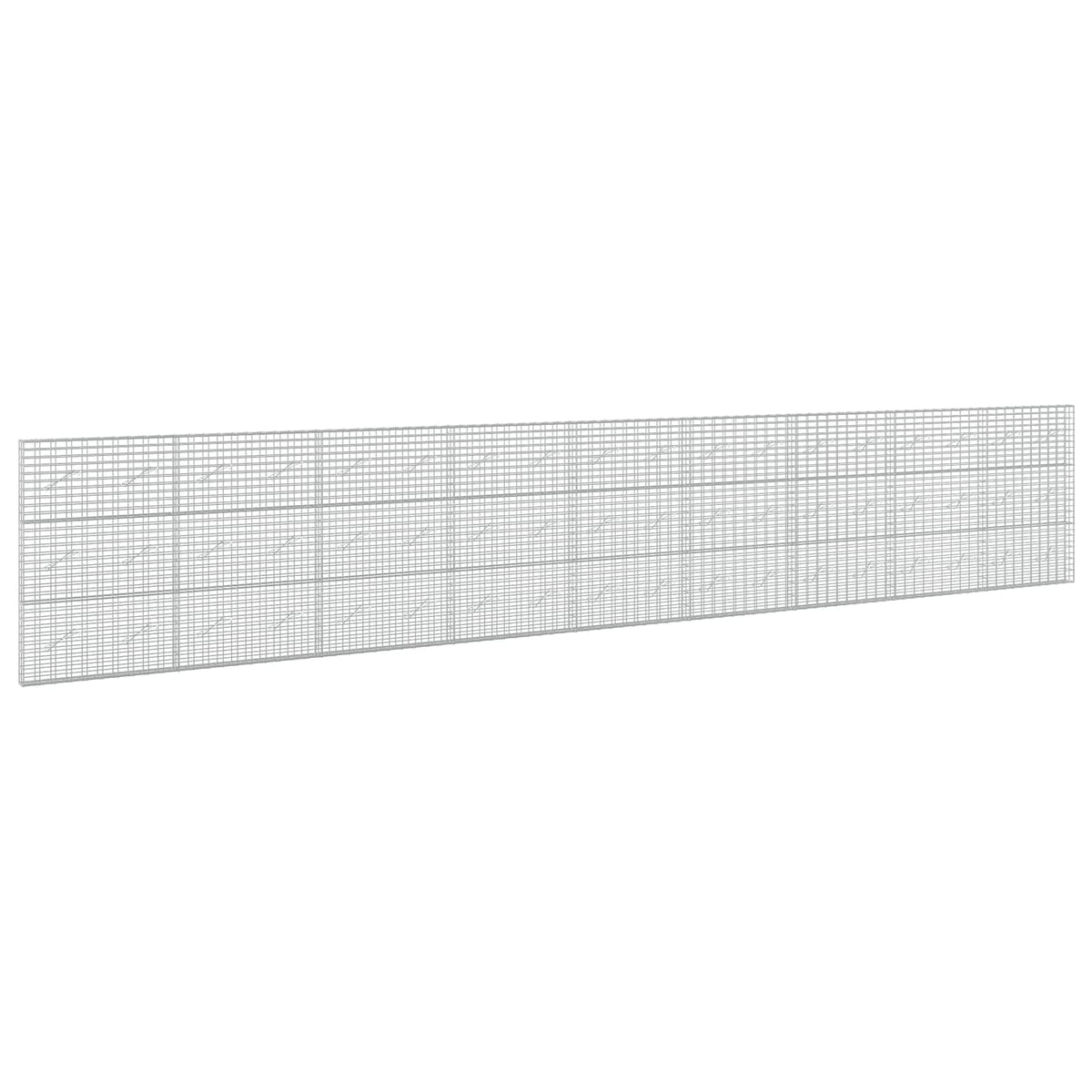 vidaXL Gabion z drutem 5 mm i siatką 5x10 cm 900x10x150 cm