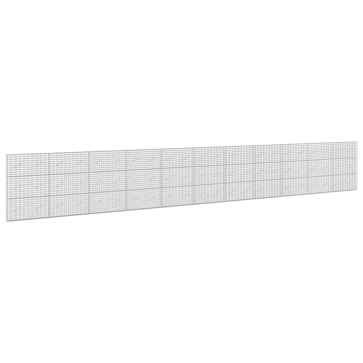 vidaXL Gabion z drutem 5 mm i siatką 5x10 cm 1100x10x150 cm