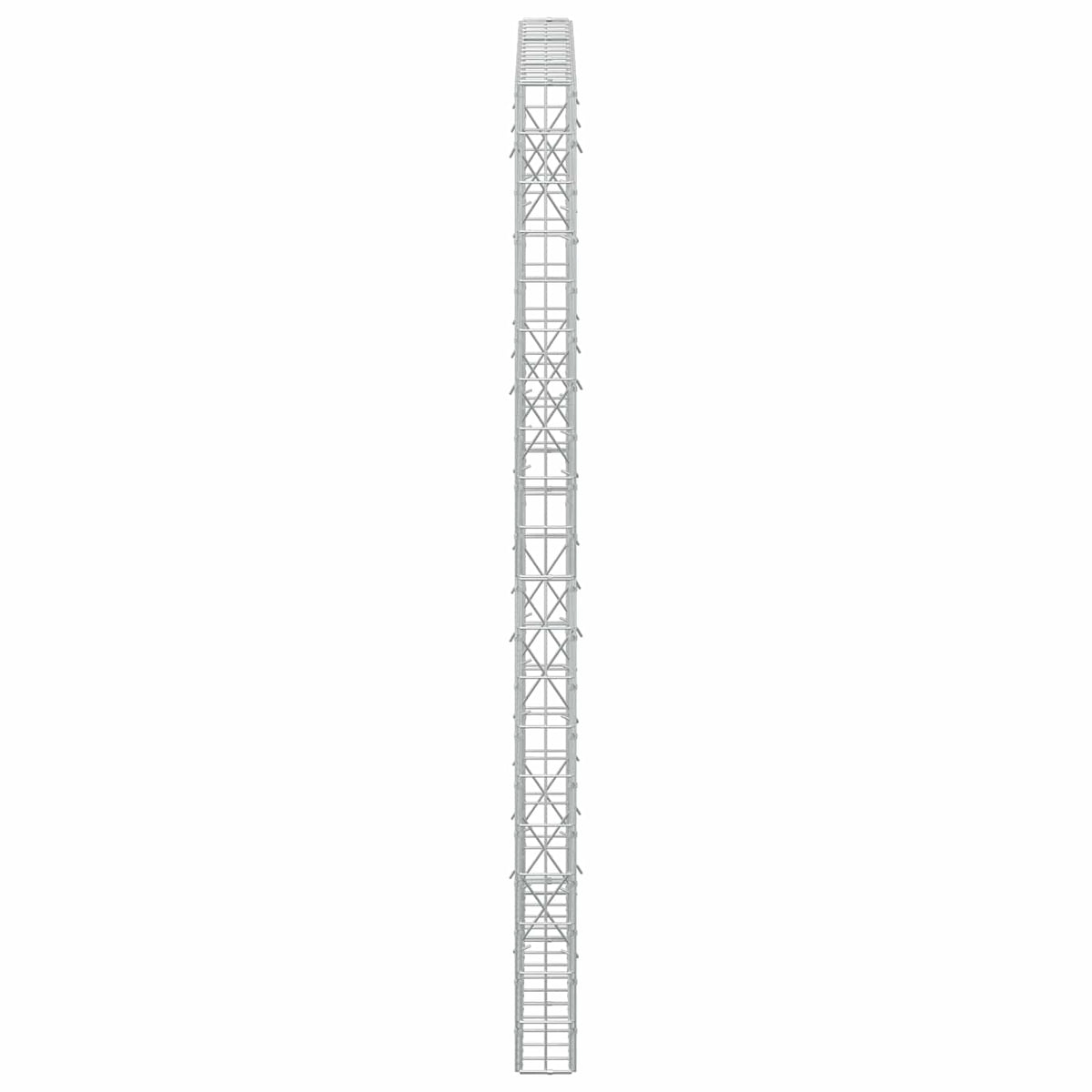 vidaXL Gabion z drutem 5 mm i siatką 5x10 cm 150x10x200 cm