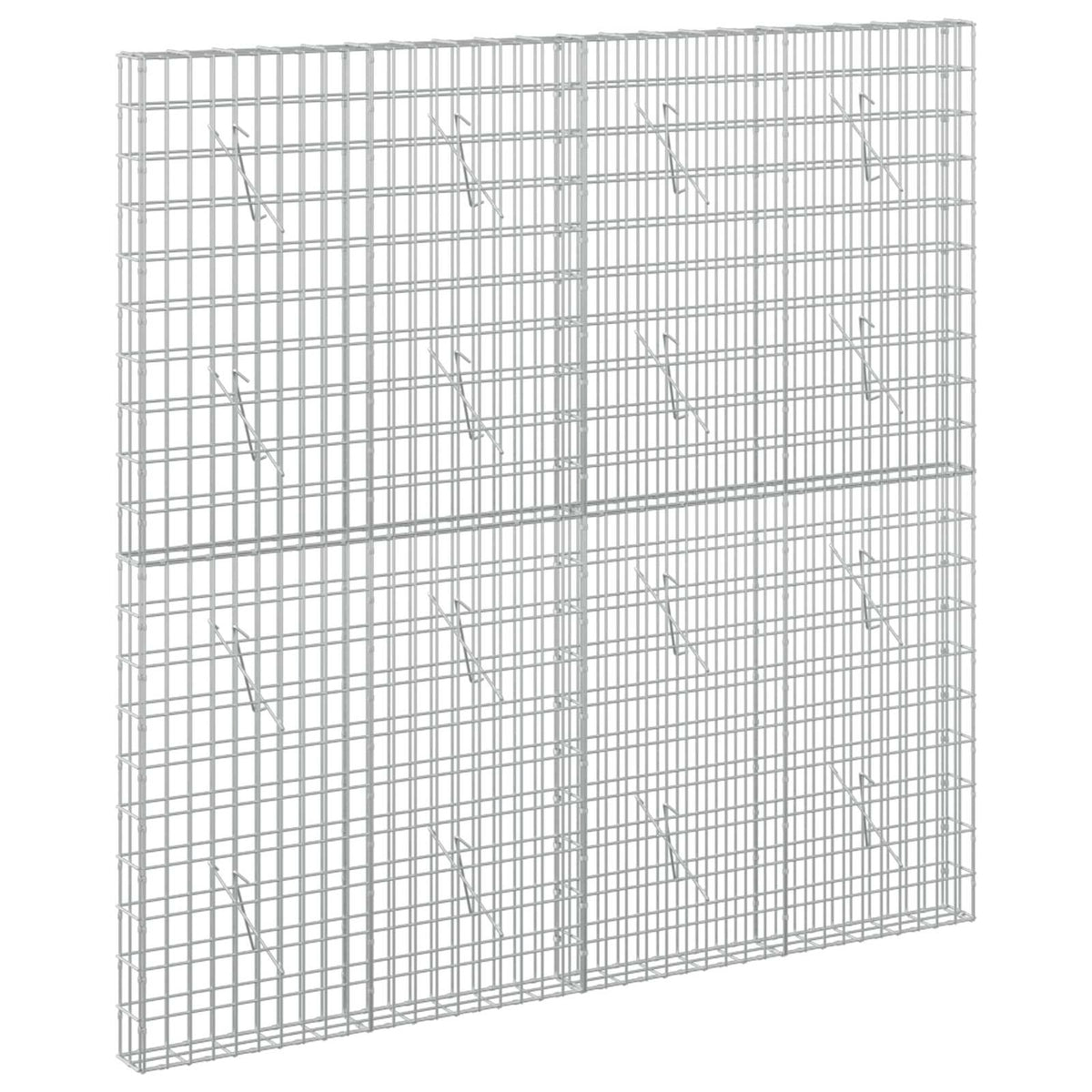 vidaXL Gabion z drutem 5 mm i siatką 5x10 cm 200x10x200 cm