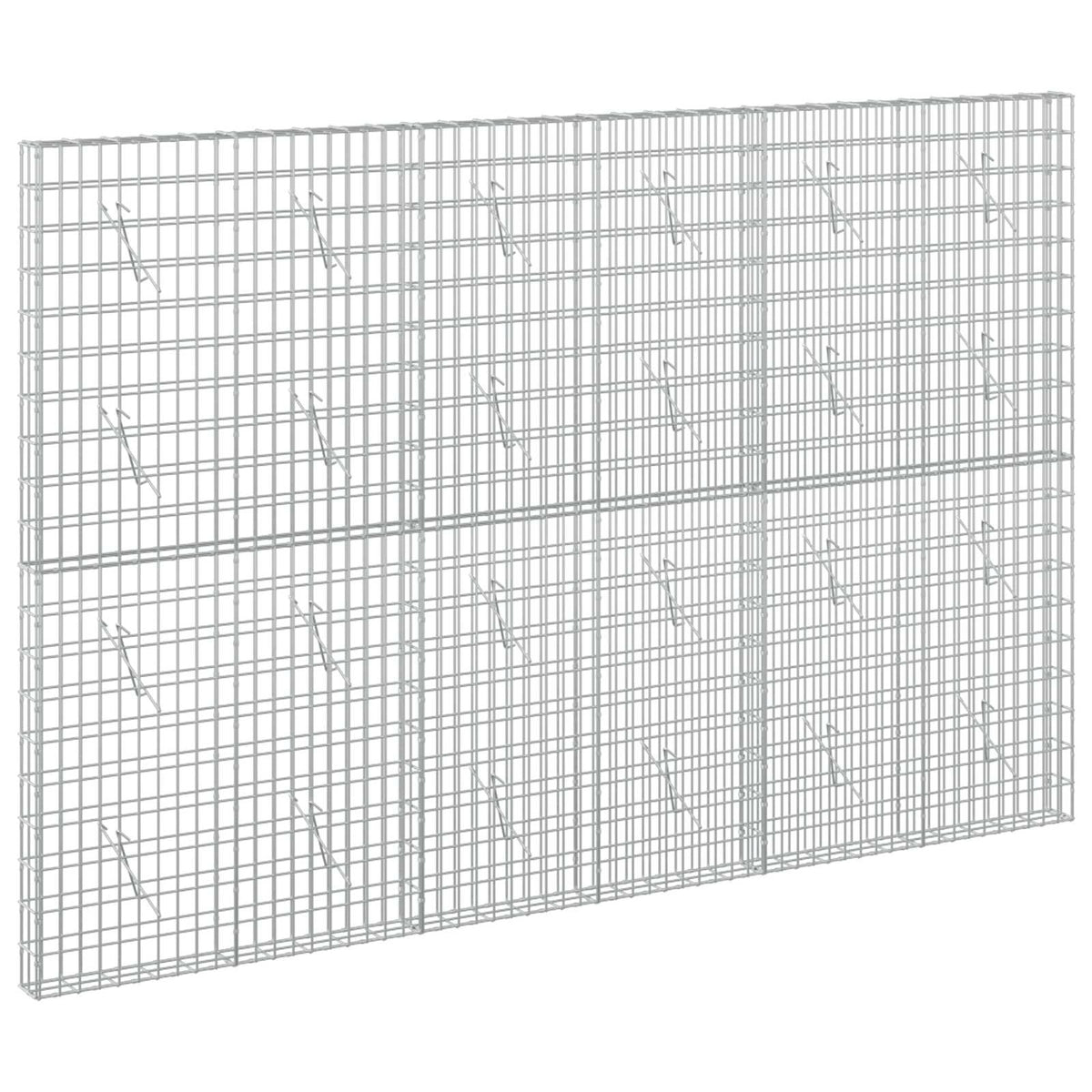 vidaXL Gabion z drutem 5 mm i siatką 5x10 cm 300x10x200 cm