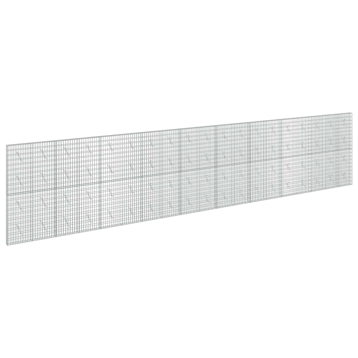 vidaXL Gabion z drutem 5 mm i siatką 5x10 cm 950x10x200 cm