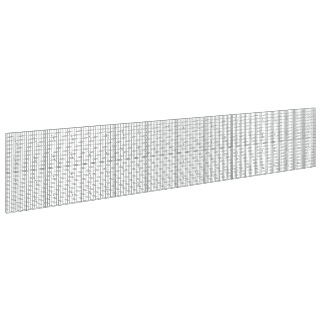 vidaXL Gabion z drutem 5 mm i siatką 5x10 cm 1050x10x200 cm