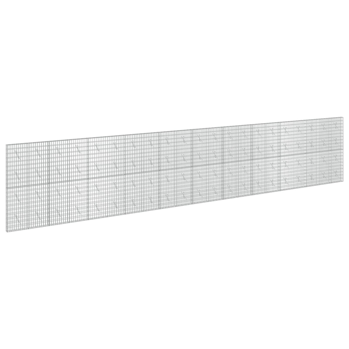 vidaXL Gabion z drutem 5 mm i siatką 5x10 cm 1050x10x200 cm
