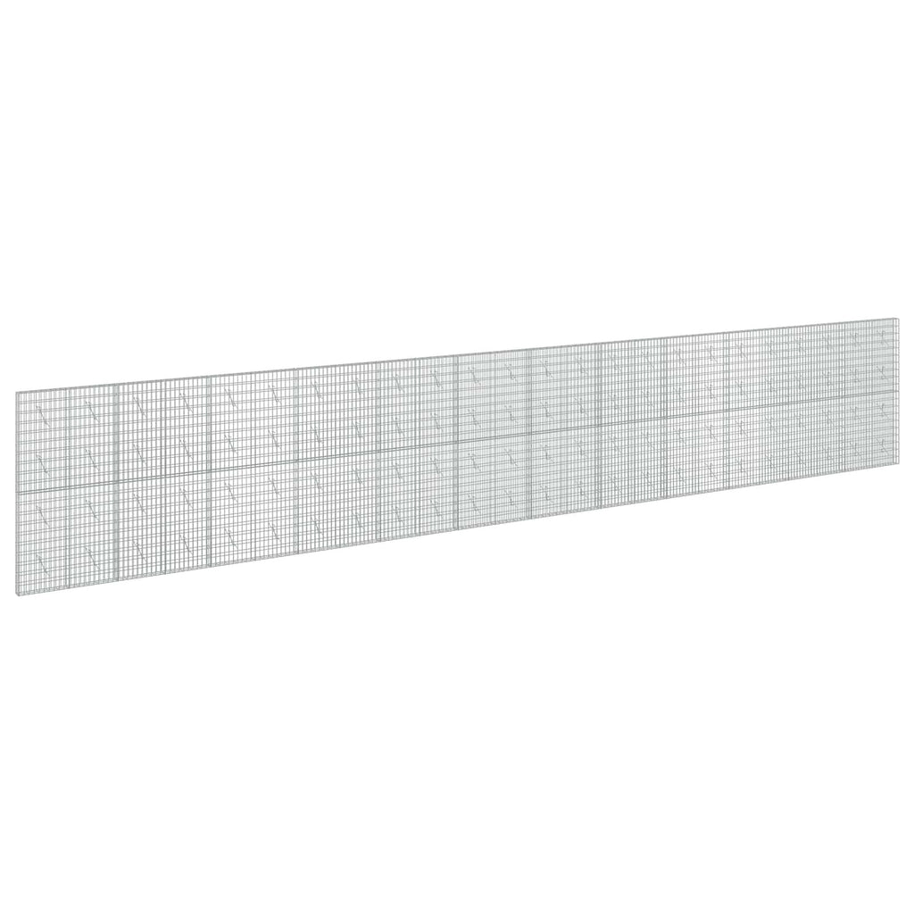 vidaXL Gabion z drutem 5 mm i siatką 5x10 cm 1200x10x200 cm
