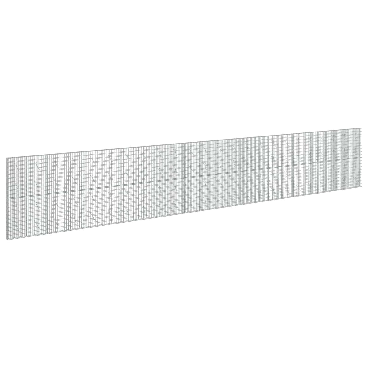 vidaXL Gabion z drutem 5 mm i siatką 5x10 cm 1200x10x200 cm