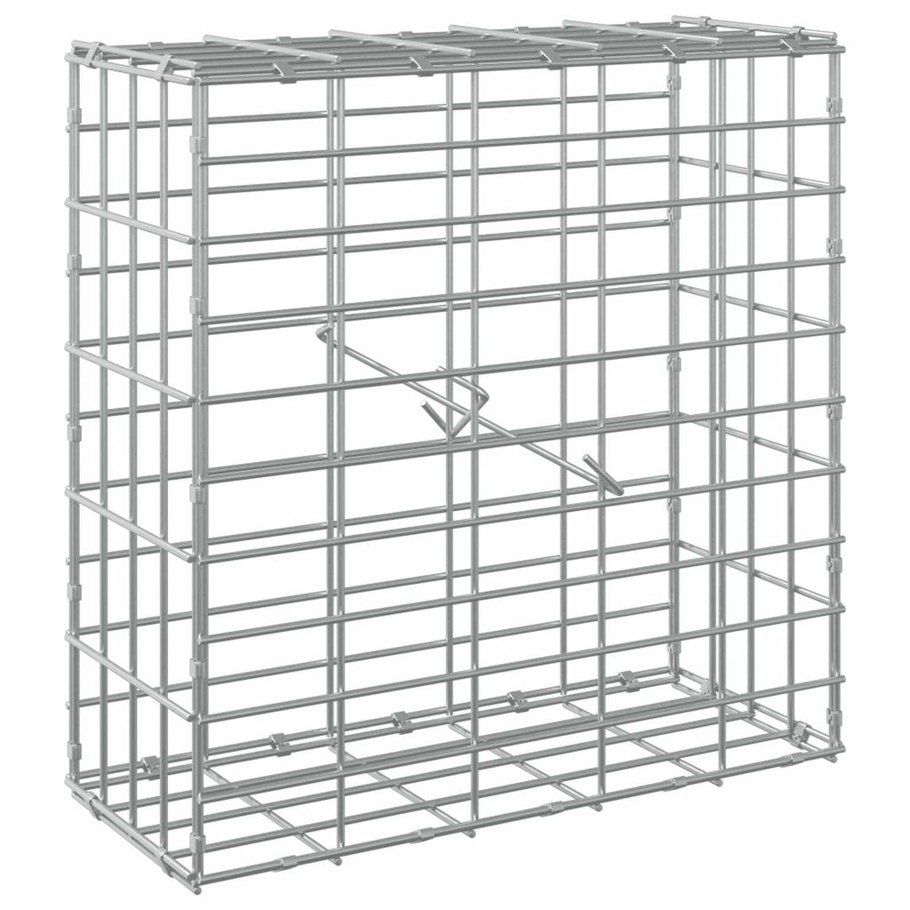 vidaXL Gabion z drutem 5 mm i siatką 5x10 cm 50x20x50 cm