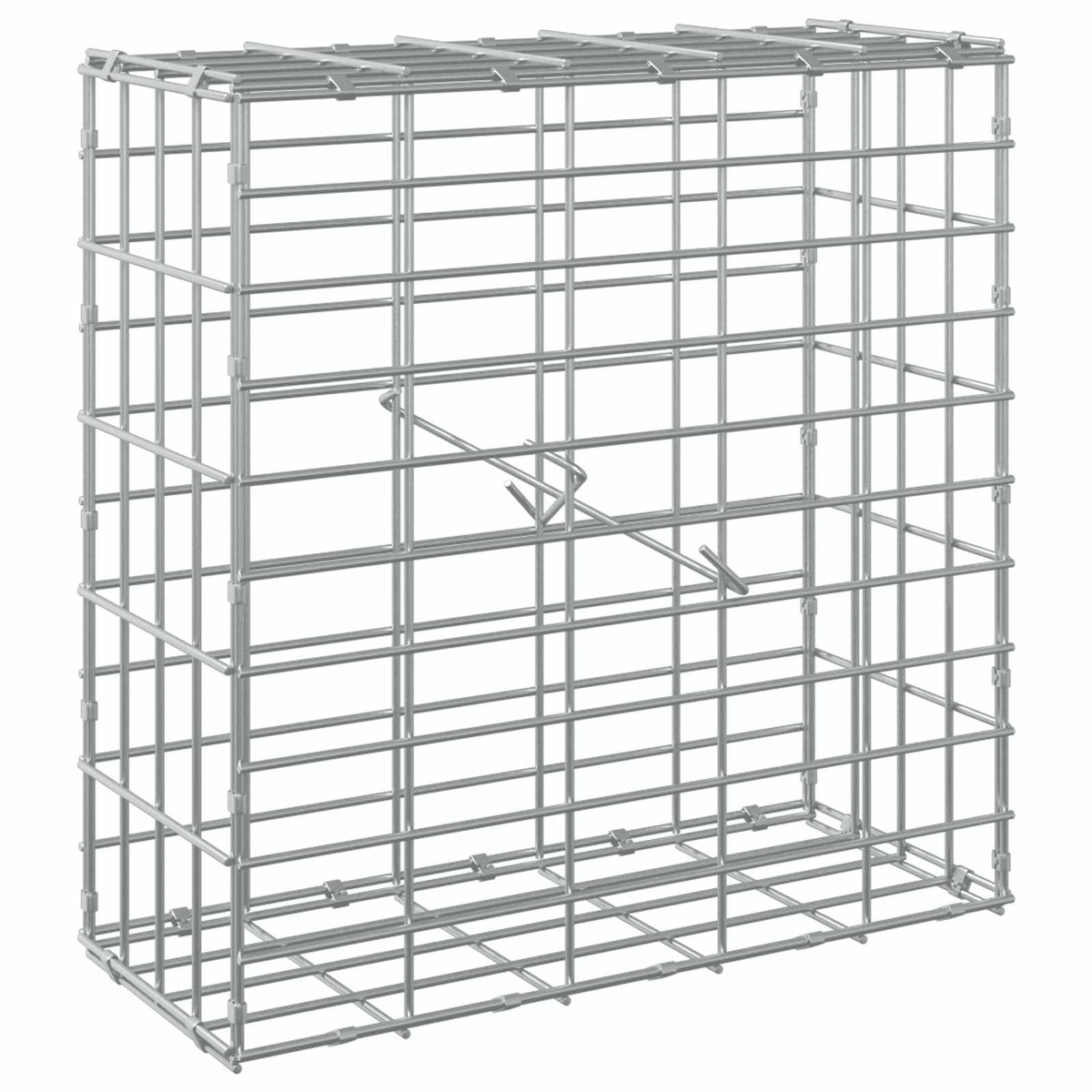 vidaXL Gabion z drutem 5 mm i siatką 5x10 cm 50x20x50 cm