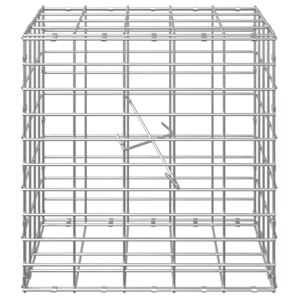 vidaXL Gabion z drutem 5 mm i siatką 5x10 cm 50x20x50 cm