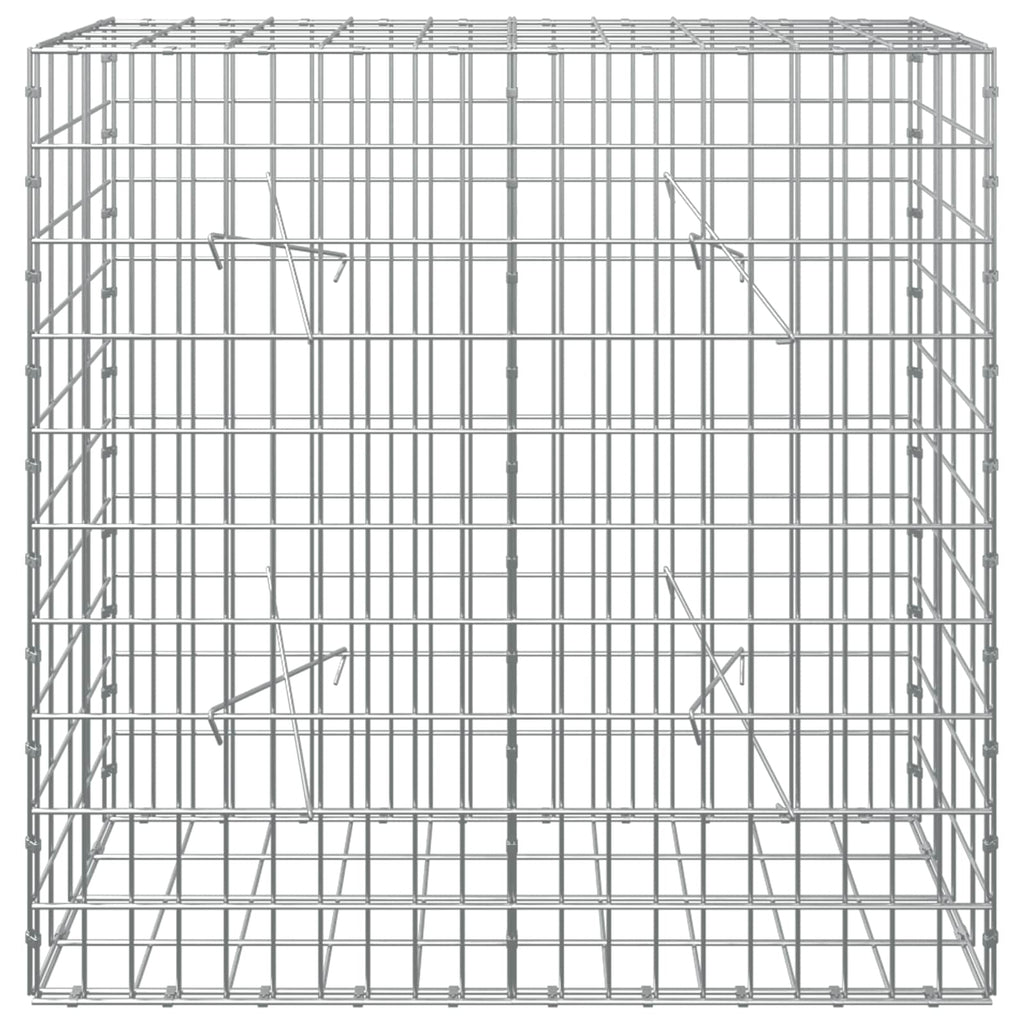 vidaXL Gabion z drutem 5 mm i siatką 5x10 cm 100x20x100 cm