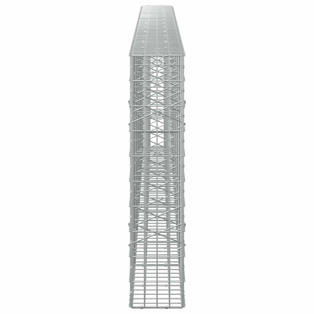 vidaXL Gabion z drutem 5 mm i siatką 5x10 cm 600x20x100 cm