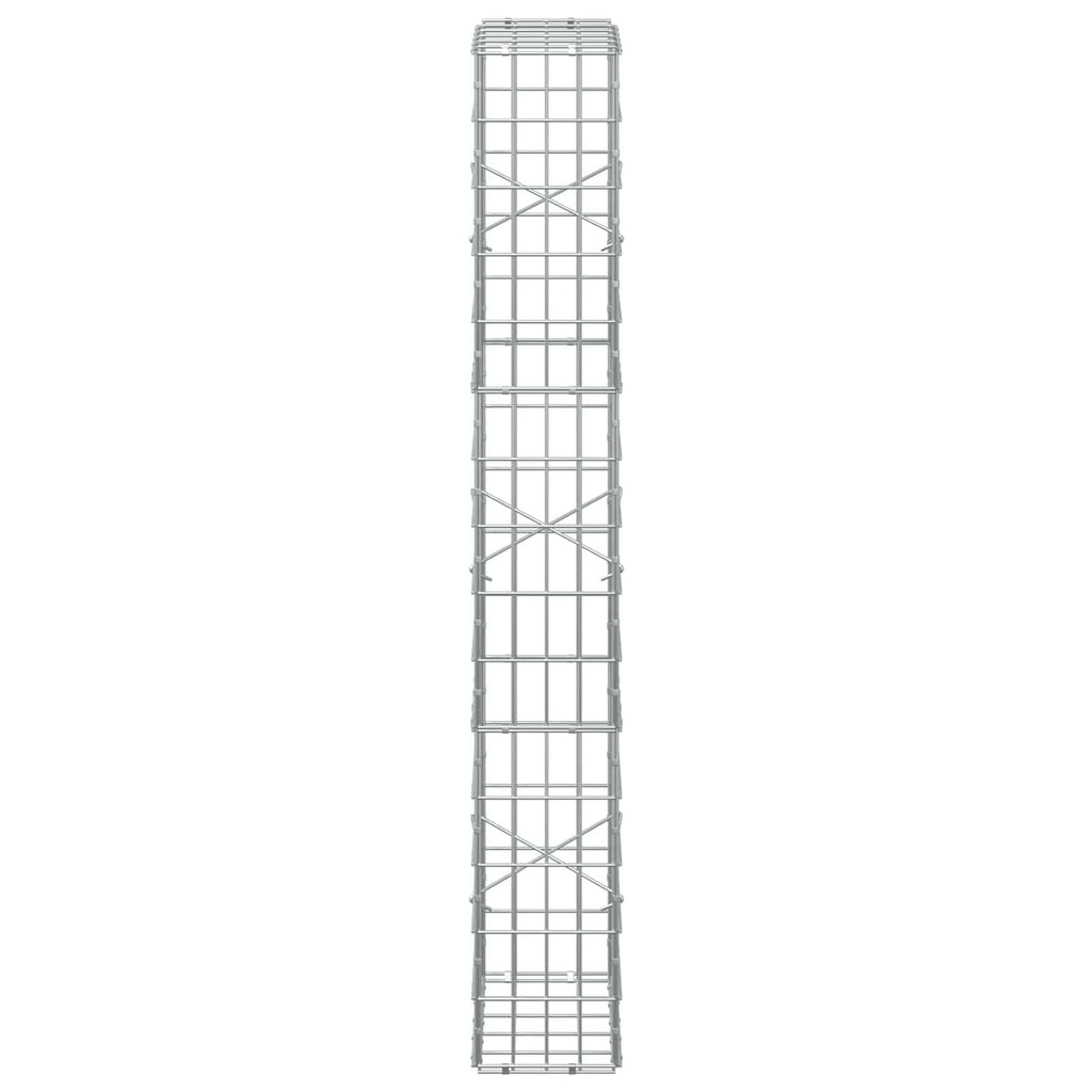 vidaXL Gabion z drutem 5 mm i siatką 5x10 cm 50x20x150 cm