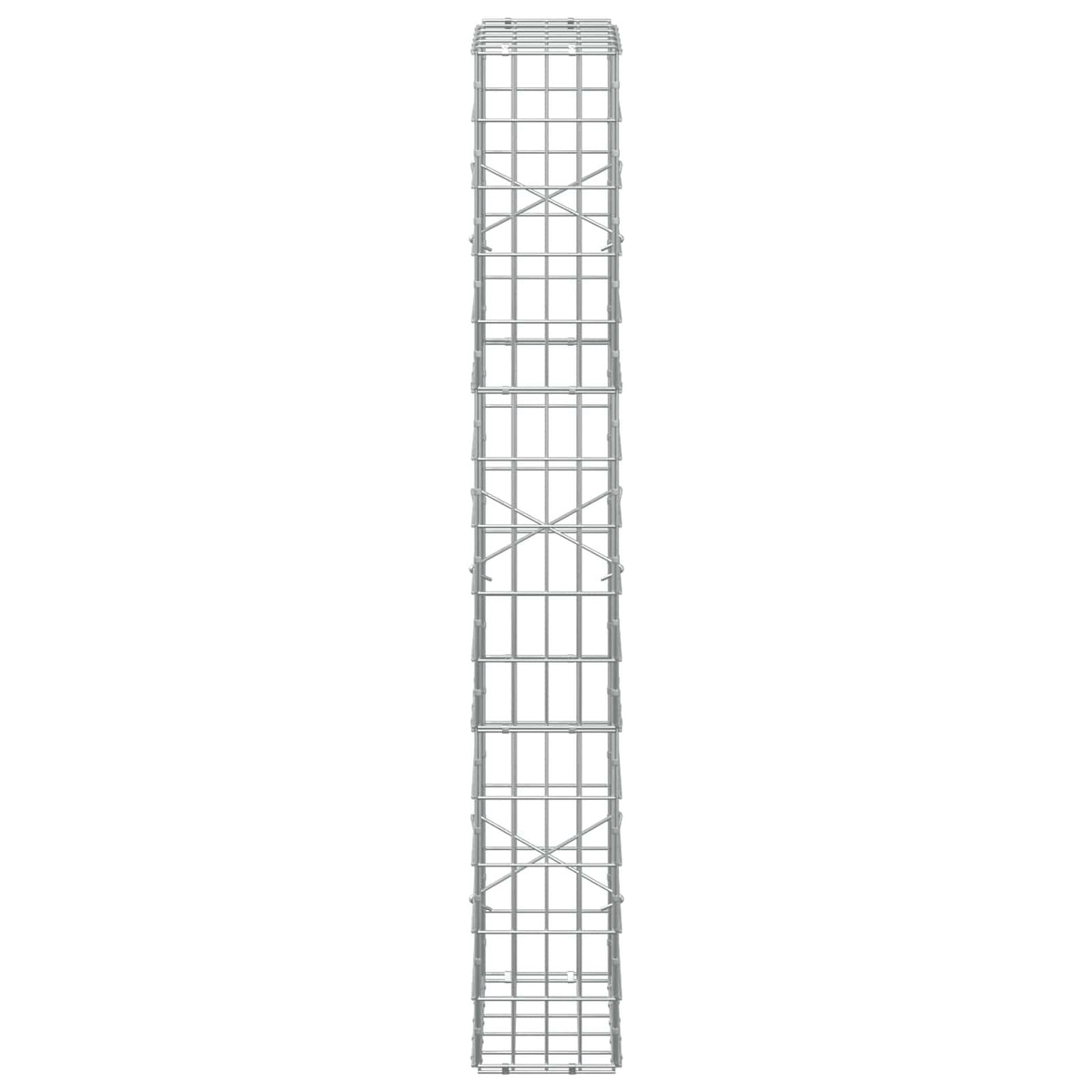 vidaXL Gabion z drutem 5 mm i siatką 5x10 cm 50x20x150 cm