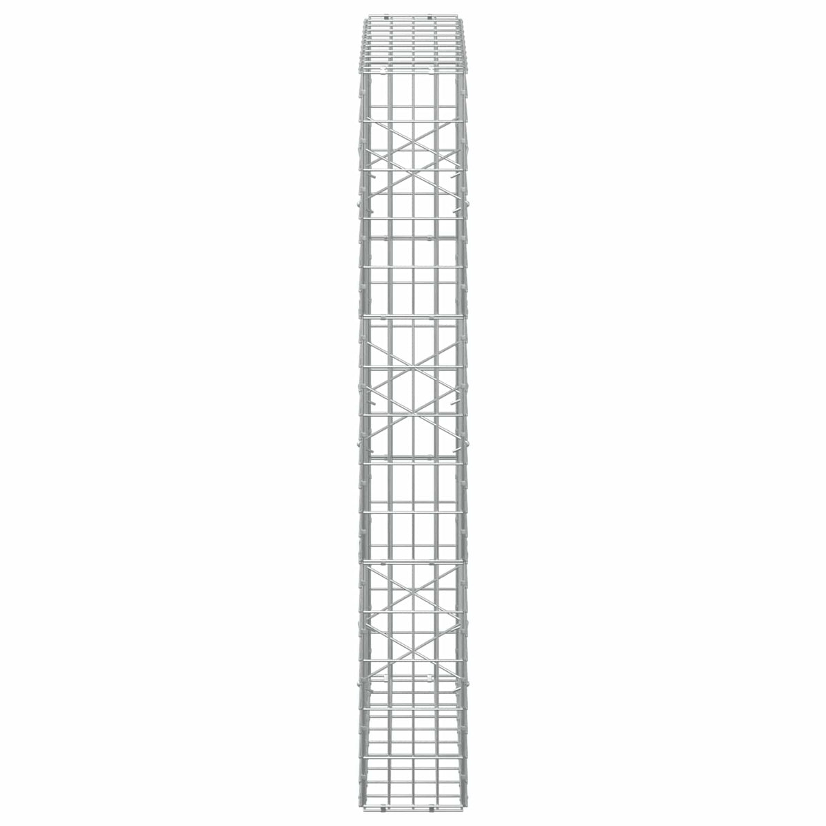 vidaXL Gabion z drutem 5 mm i siatką 5x10 cm 100x20x150 cm