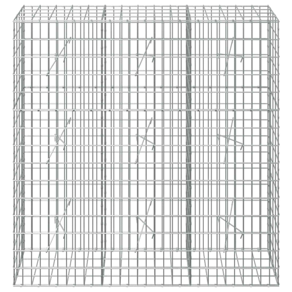 vidaXL Gabion z drutem 5 mm i siatką 5x10 cm 150x20x150 cm