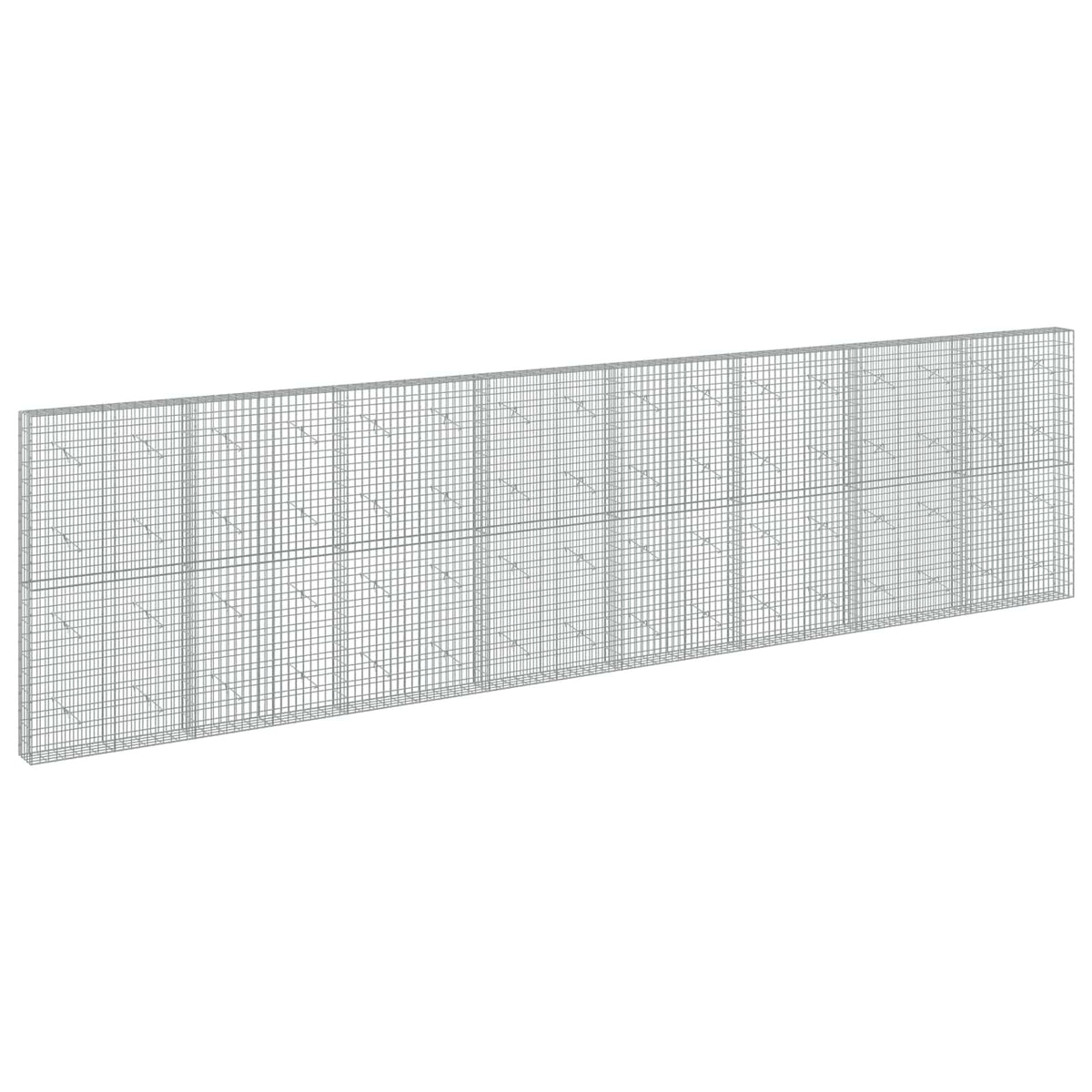 vidaXL Gabion z drutem 5 mm i siatką 5x10 cm 800x20x200 cm