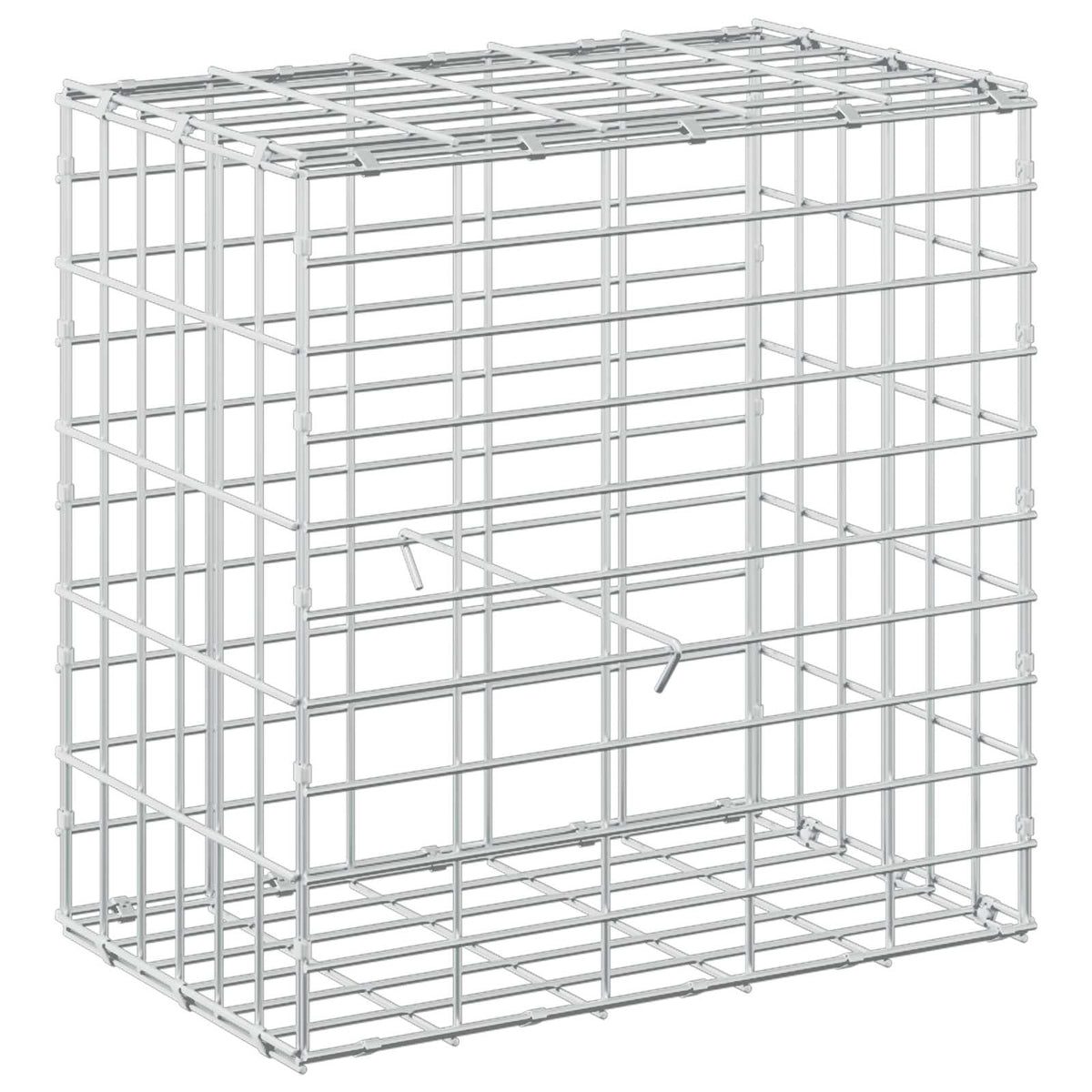 vidaXL Gabion z drutem 5 mm i siatką 5x10 cm 50x30x50 cm