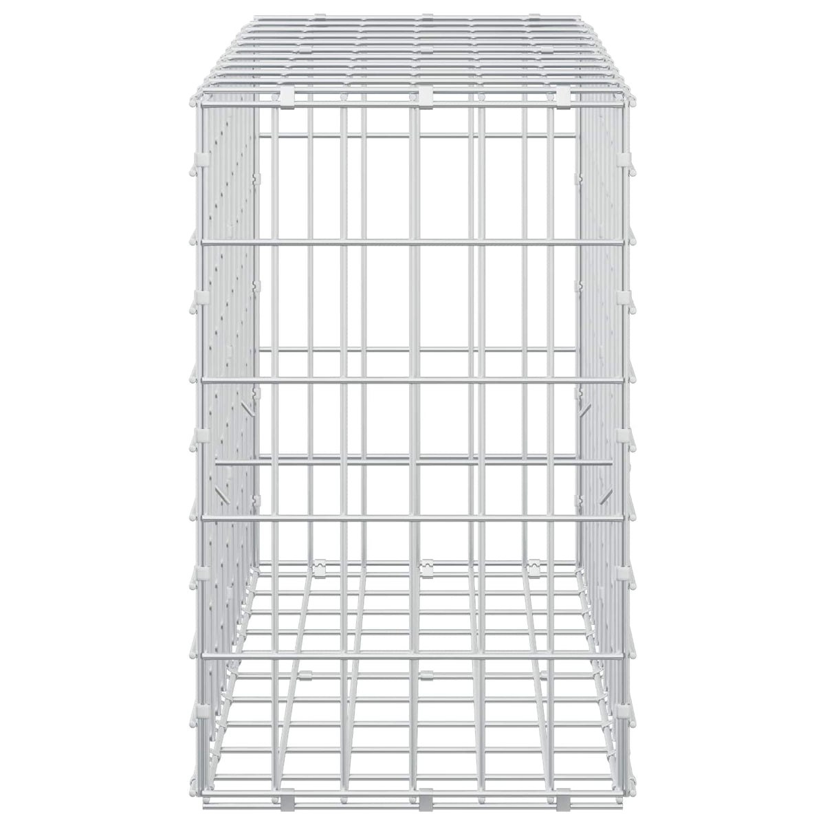 vidaXL Gabion z drutem 5 mm i siatką 5x10 cm 100x30x50 cm