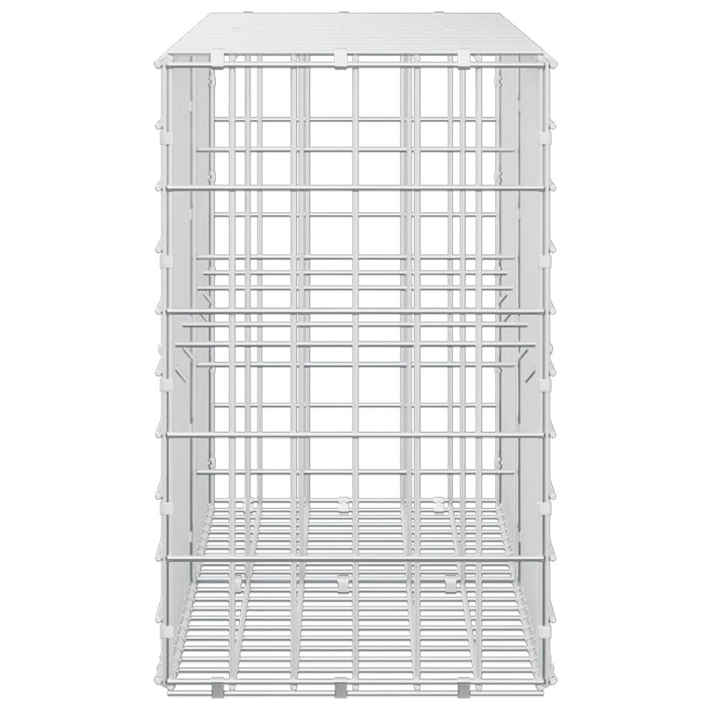 vidaXL Gabion z drutem 5 mm i siatką 5x10 cm 200x30x50 cm