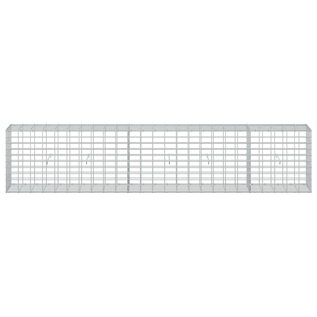 vidaXL Gabion z drutem 5 mm i siatką 5x10 cm 250x30x50 cm