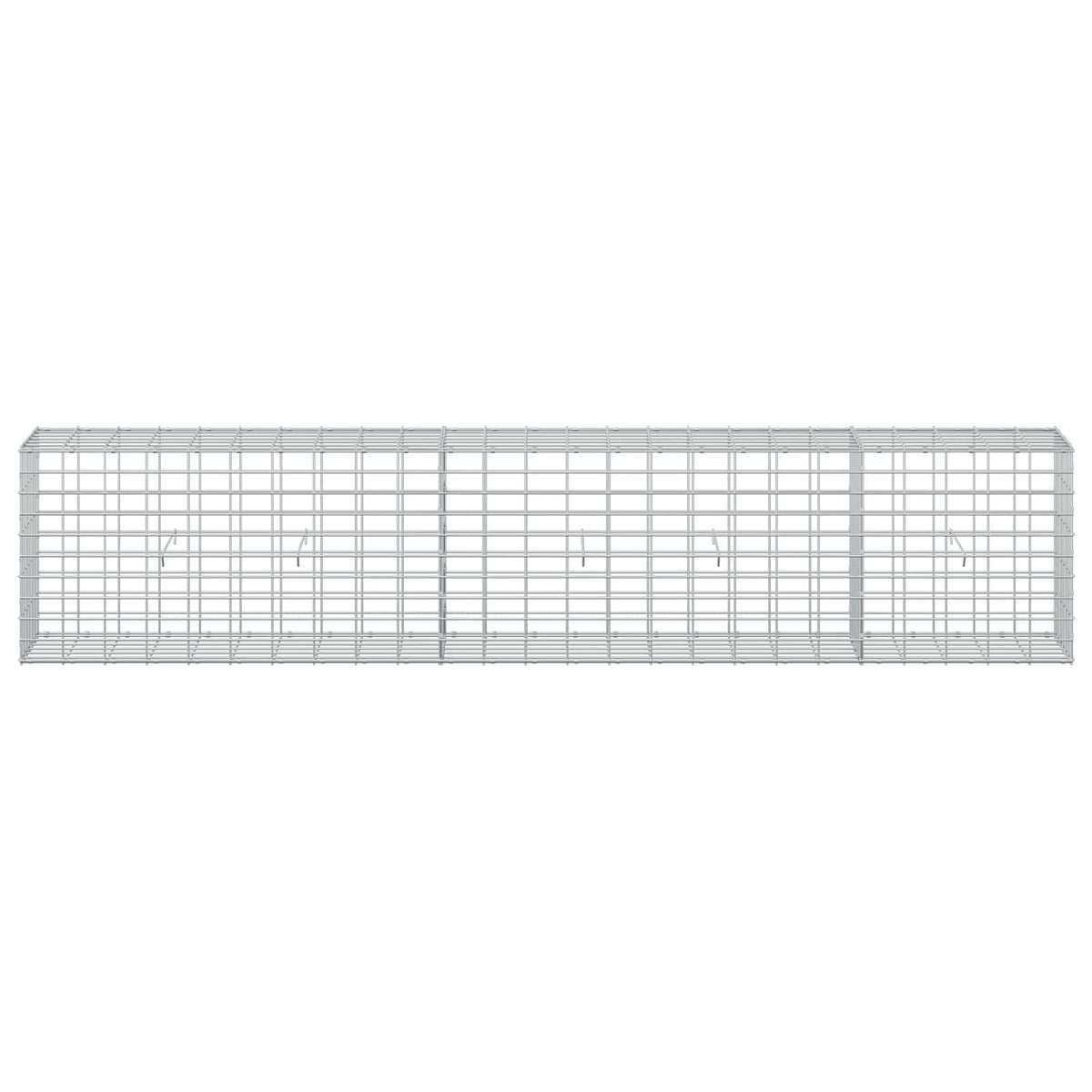 vidaXL Gabion z drutem 5 mm i siatką 5x10 cm 250x30x50 cm