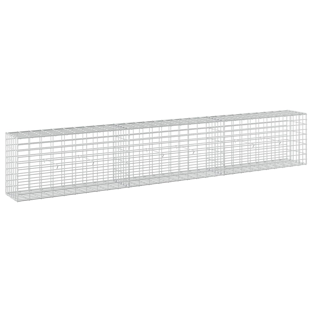 vidaXL Gabion z drutem 5 mm i siatką 5x10 cm 300x30x50 cm