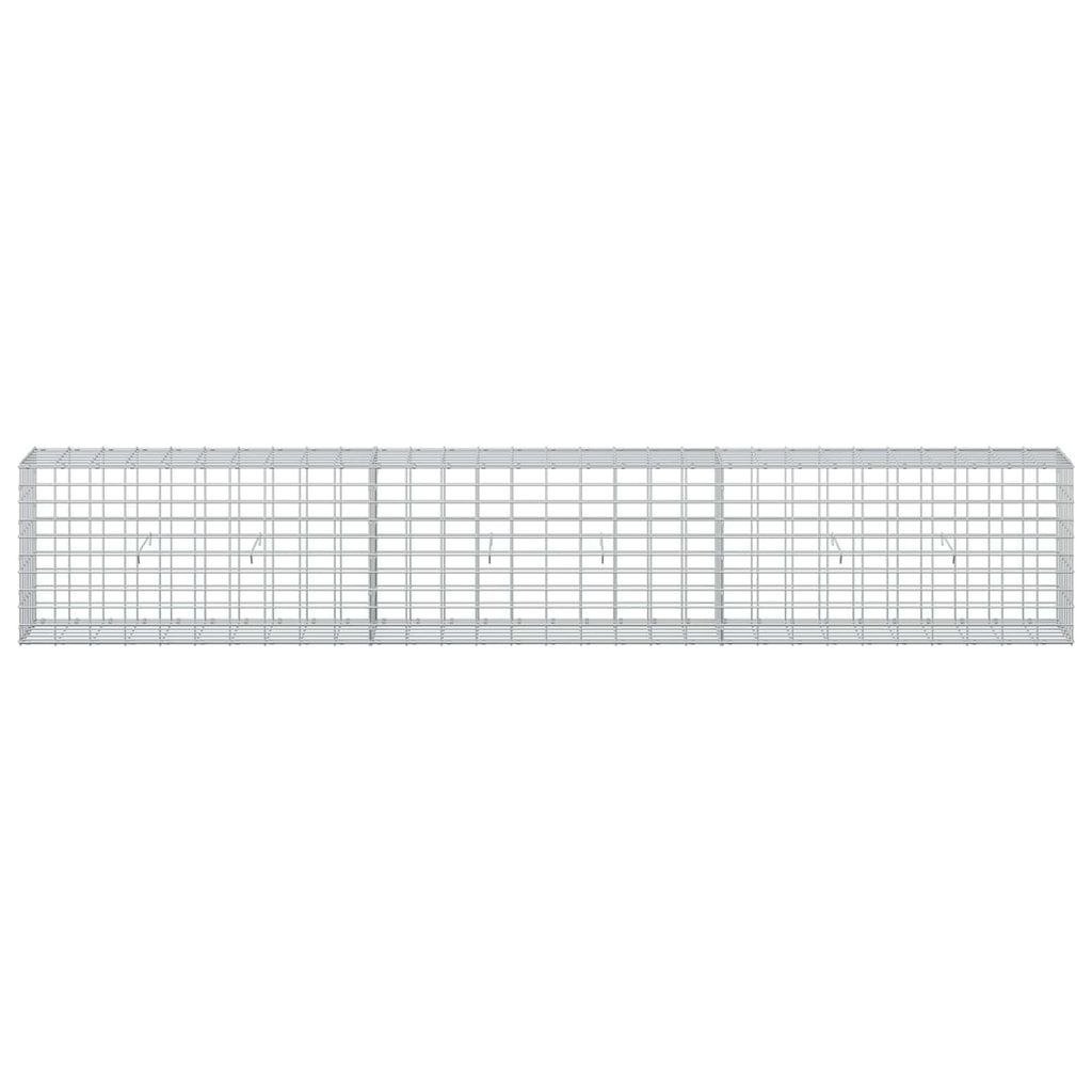 vidaXL Gabion z drutem 5 mm i siatką 5x10 cm 300x30x50 cm