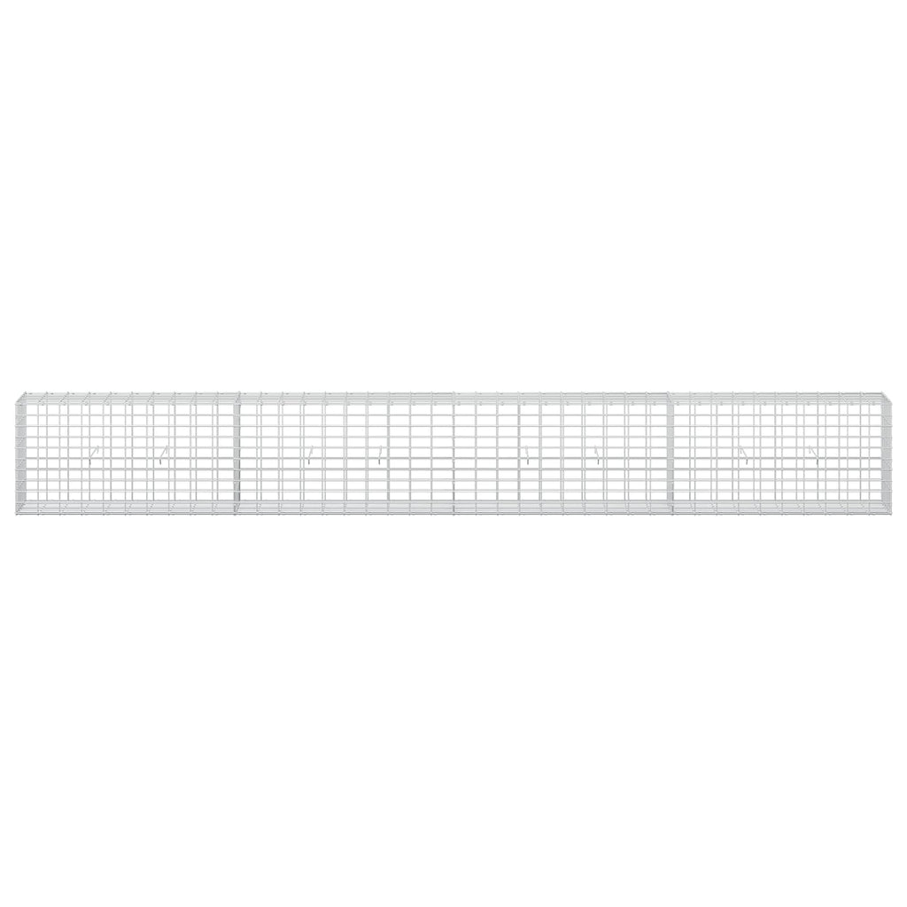 vidaXL Gabion z drutem 5 mm i siatką 5x10 cm 400x30x50 cm